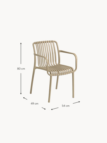 Isini Garden Chair with Armrests